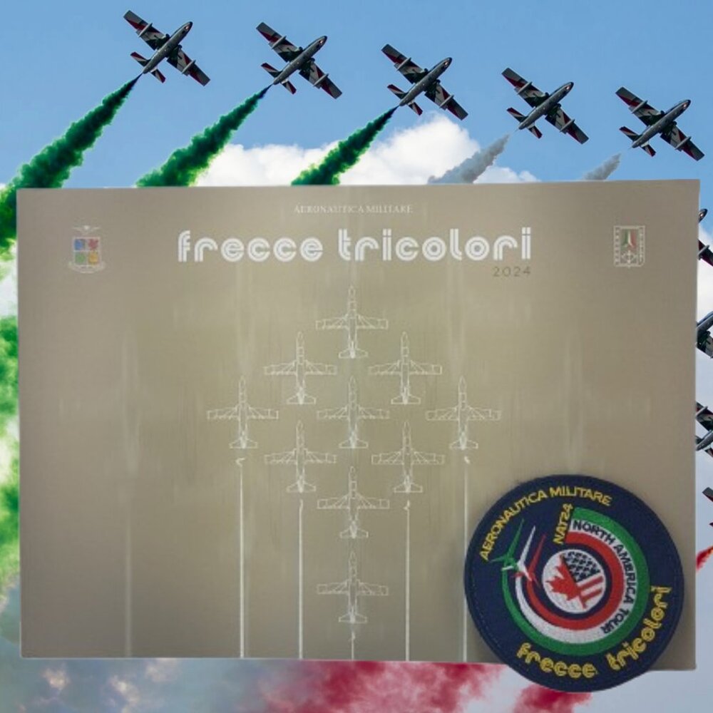 FRECCE TRICOLORI Italian Airforce Aerobatic Team North America Tour '24 Souvenir